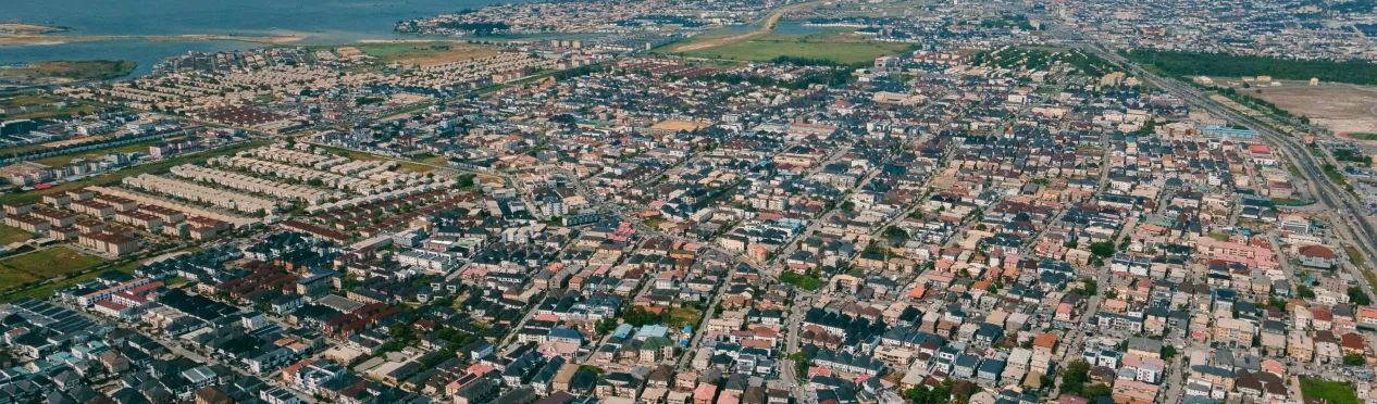 Aerial shot of Lagos, Nigeria